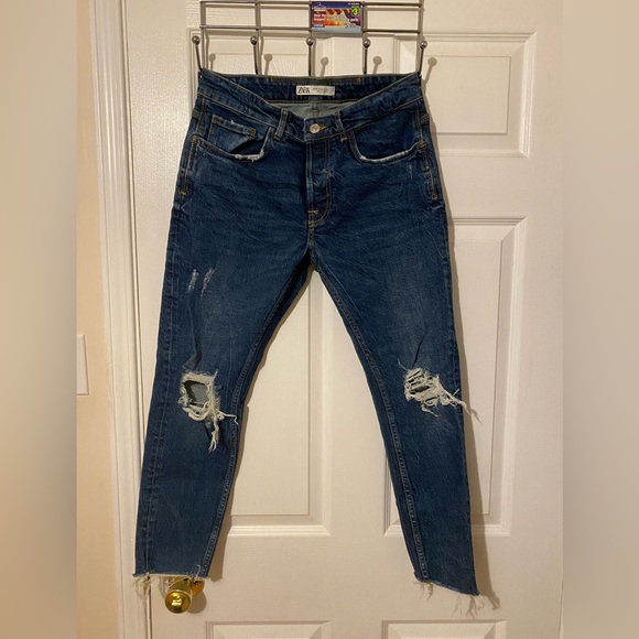 *SOLD* Zara Man Blue Skinny Jeans (31) - Picture 1 of 2